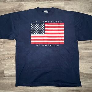 Vintage USA Flag T Shirt